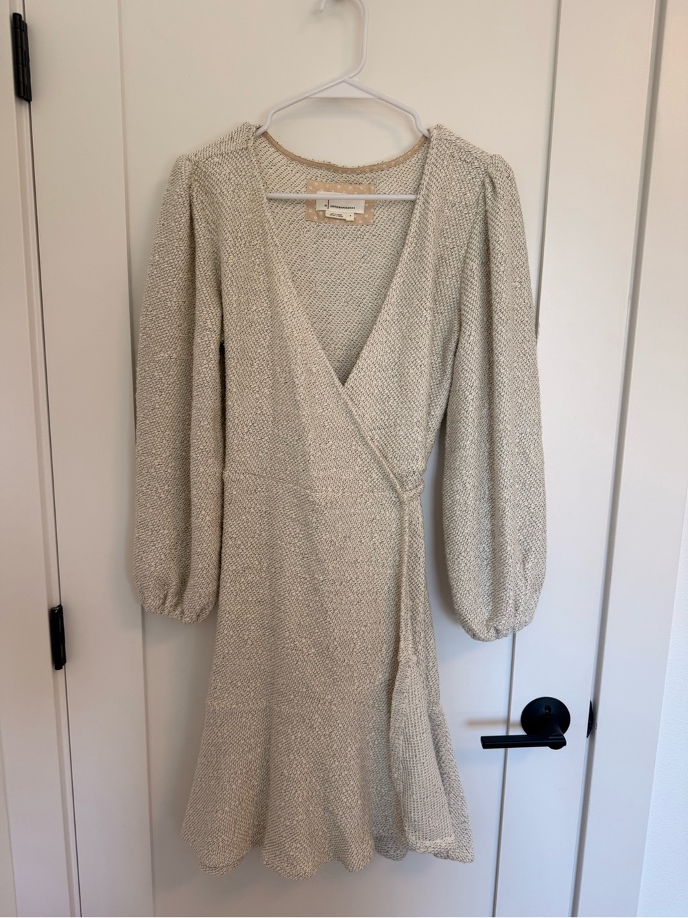 Anthropologie Diana Knit Wrap Mini Dress